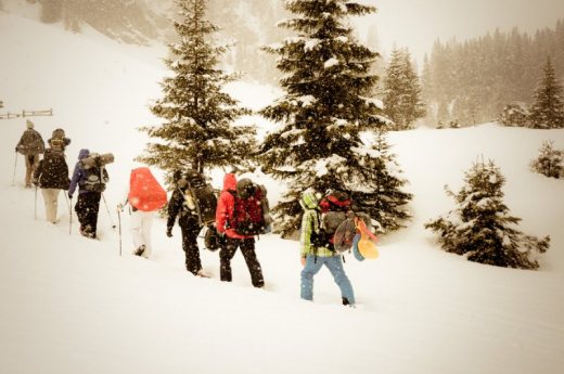Wintersport gebied